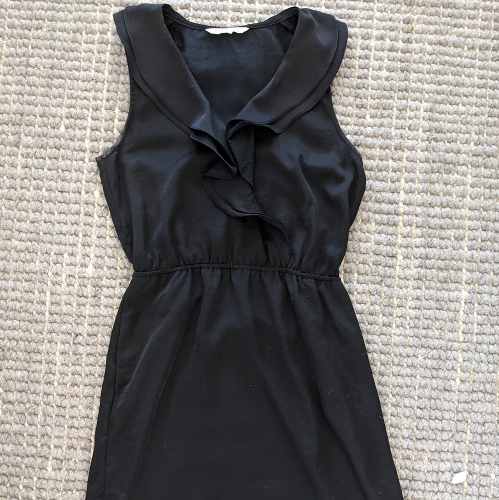 Old Navy Black Ruffle Dress
